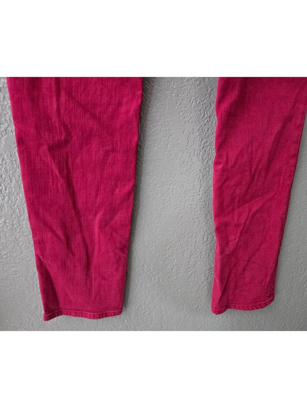 Women's Lucky Brand Denim Jeans Lolita Skinny Size 6/28 Burgundy Pockets Stretch - Picture 13 of 16